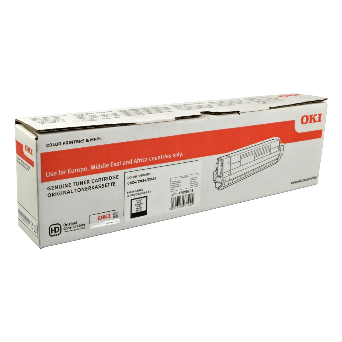 Oki Toner 47095704 schwarz