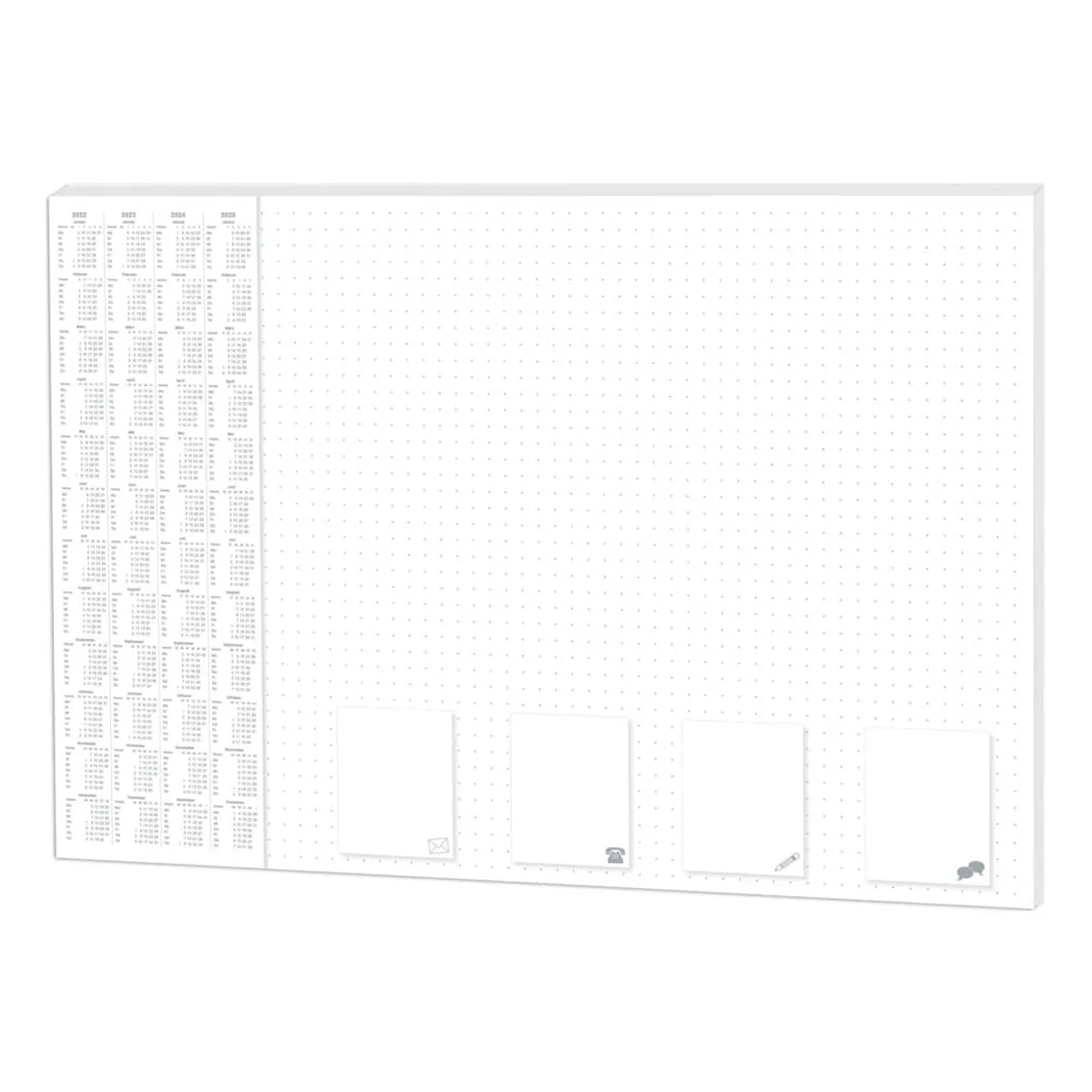 RNK Verlag Notiz-Schreibunterlage “Office - dotted“ - 60 x 42 cm, 30 Blatt