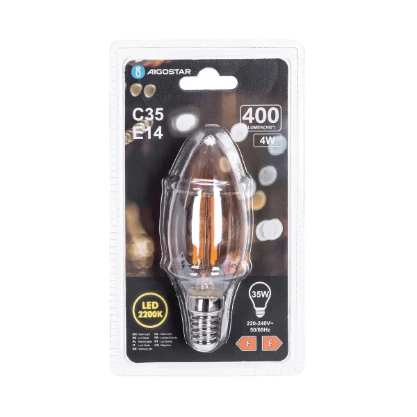 LED FILAMENT 'Kerze', 4W, E14