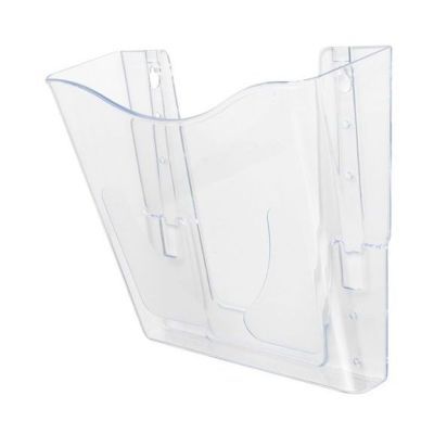 Wand-Prospekthalter - A4 hoch, transparent