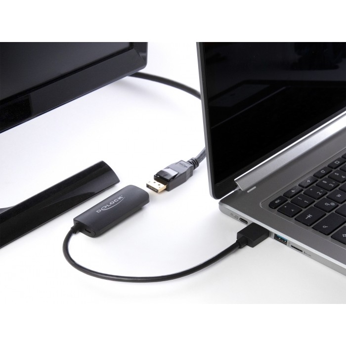 Adapter HDMI > DisplayPort (ST-BU) 8K DeLOCK Black