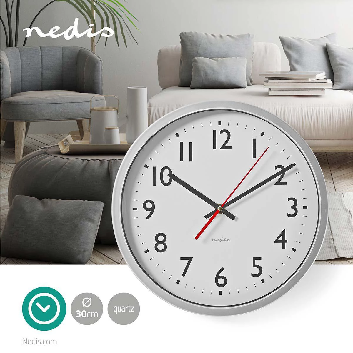 Nedis Wanduhr