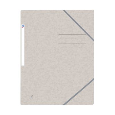 Eckspannermappe TOPFILE+ - A4, Rückenschild, Karton, beige