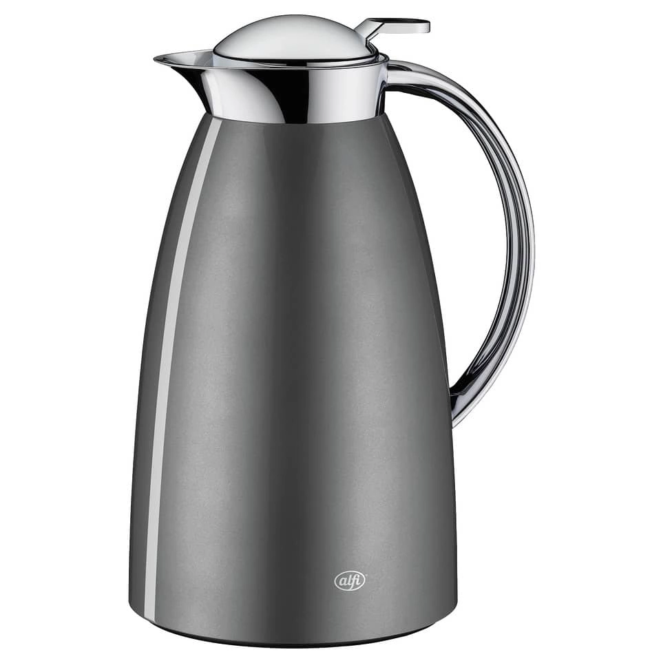 alfi Isolierkanne Gusto Premium - 1 Liter, Edelstahl, space grau