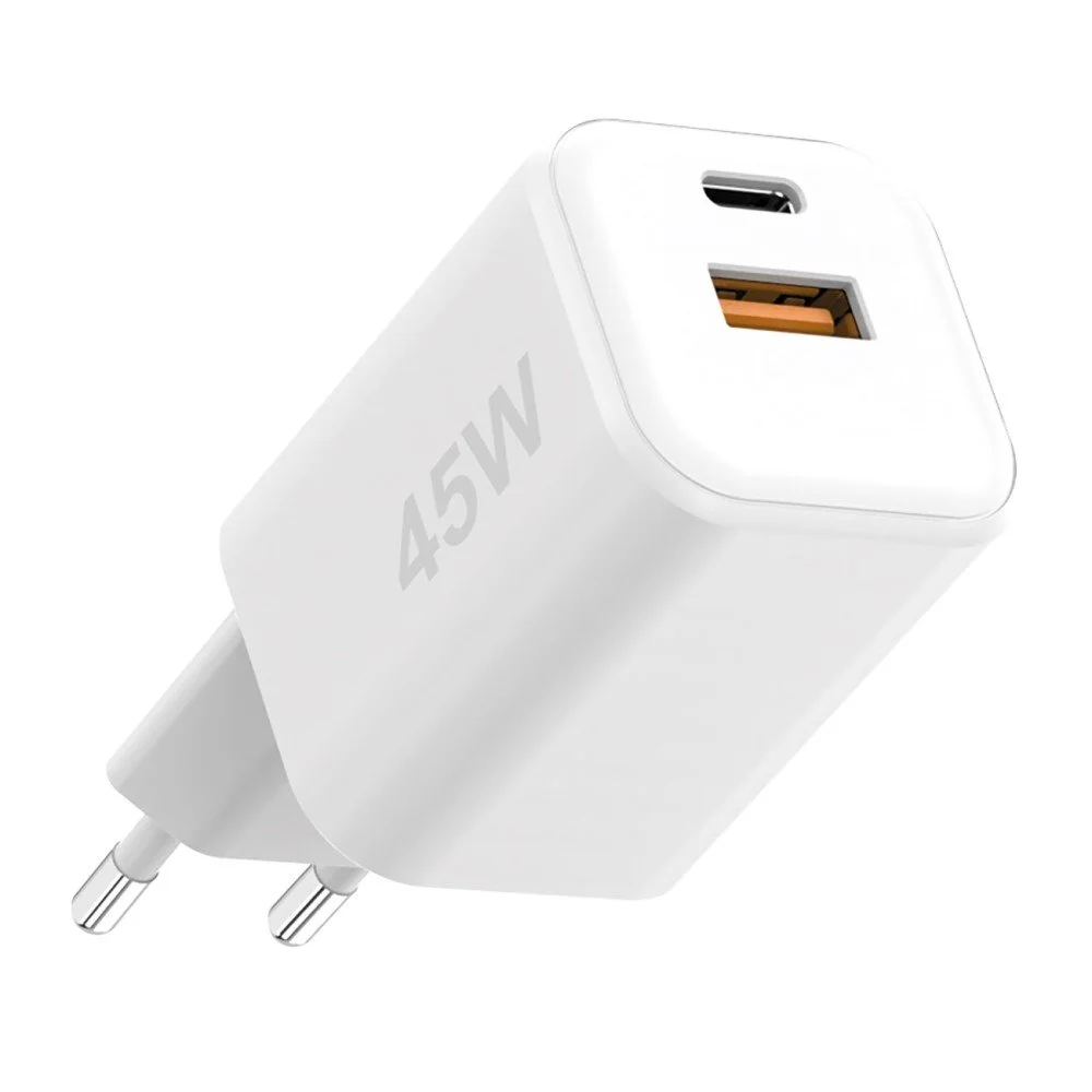 Fontastic Netzteil MINI GaNto 45W Type-C PD + USB-A FC weiß