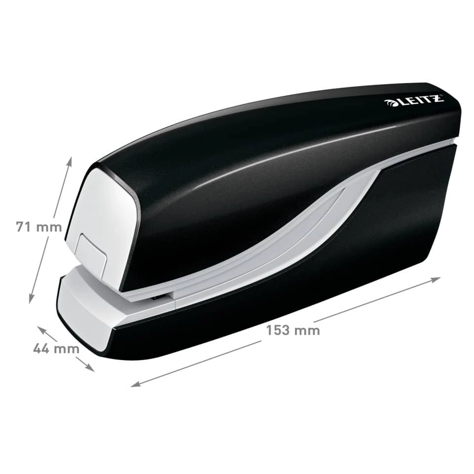 Leitz Elektrisches Heftgerät WOW - 10 Blatt, schwarz metallic
