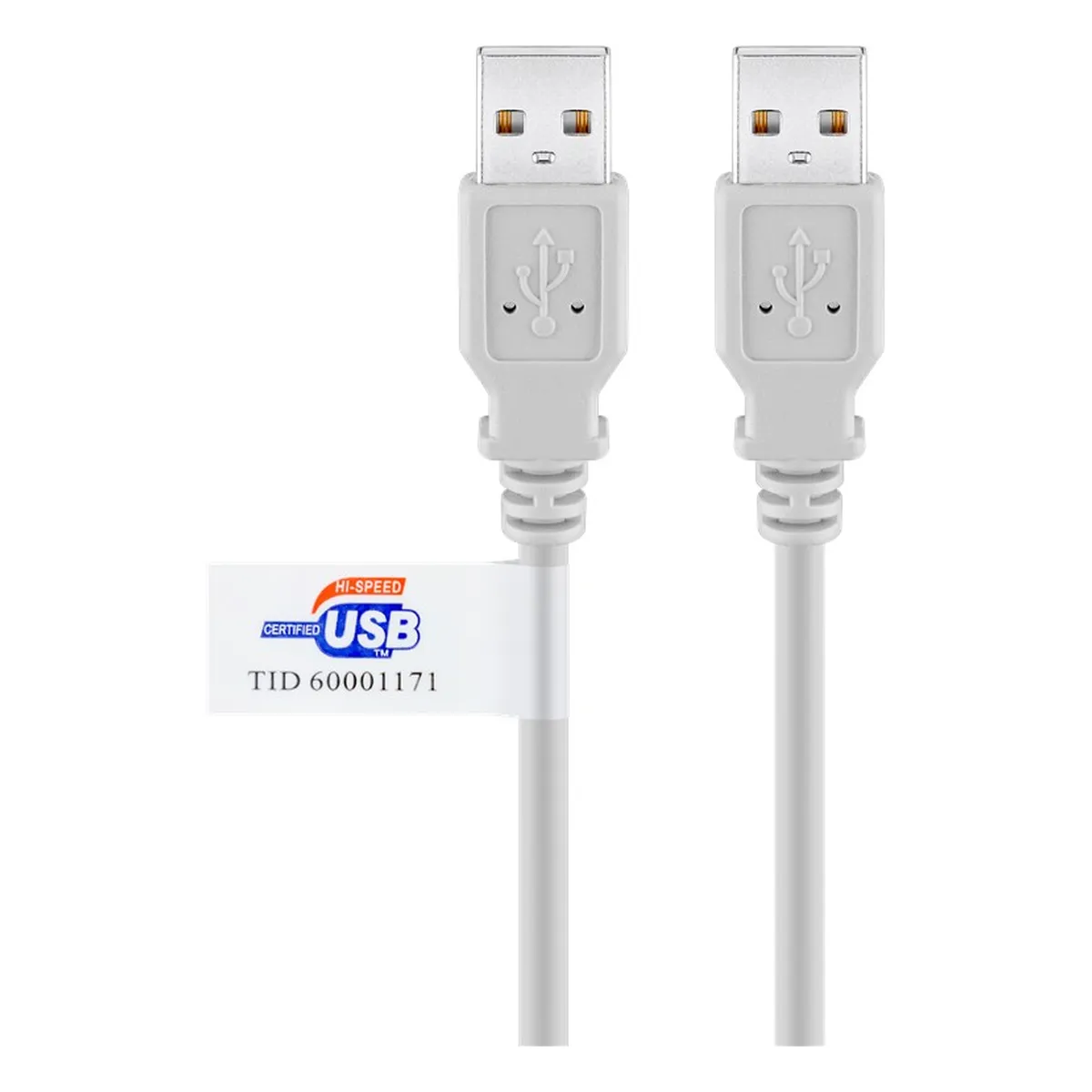 Goobay USB 2.0 Anschlusskabel, Typ AM/AM, 2,0 m
