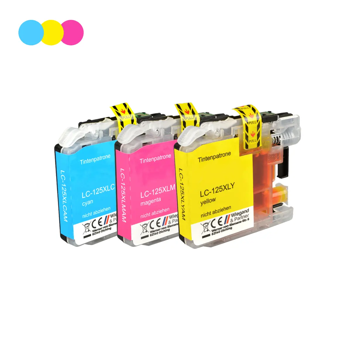 Brother LC-125 / 127 - alternative Patrone MultiPack 'cyan magenta gelb' 46,2 ml | 4.200 Seiten - Digital Revolution
