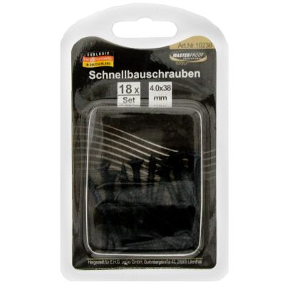 Masterproof Schnellbauschrauben, 4,0x38mm