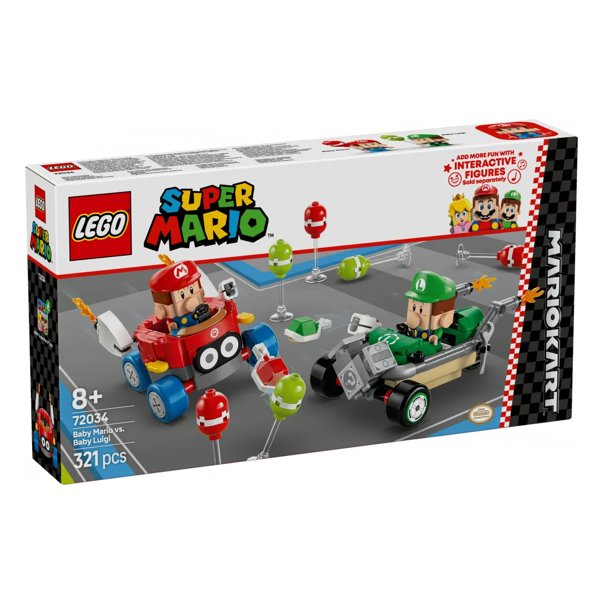LEGO® Super Mario Mario Kart – Baby Mario vs Baby Luigi 72034