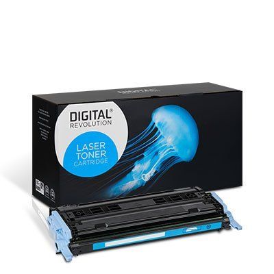 HP/Canon Q6001A, 707C - alternativer ECO Toner 'cyan' 2.000 Seiten - Digital Revolution