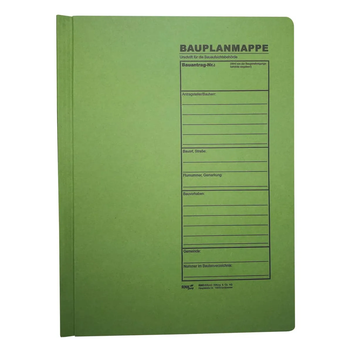 RNK Verlag Bauplanhefter - für Bauantragsverfahren, Pack à 3 Stück