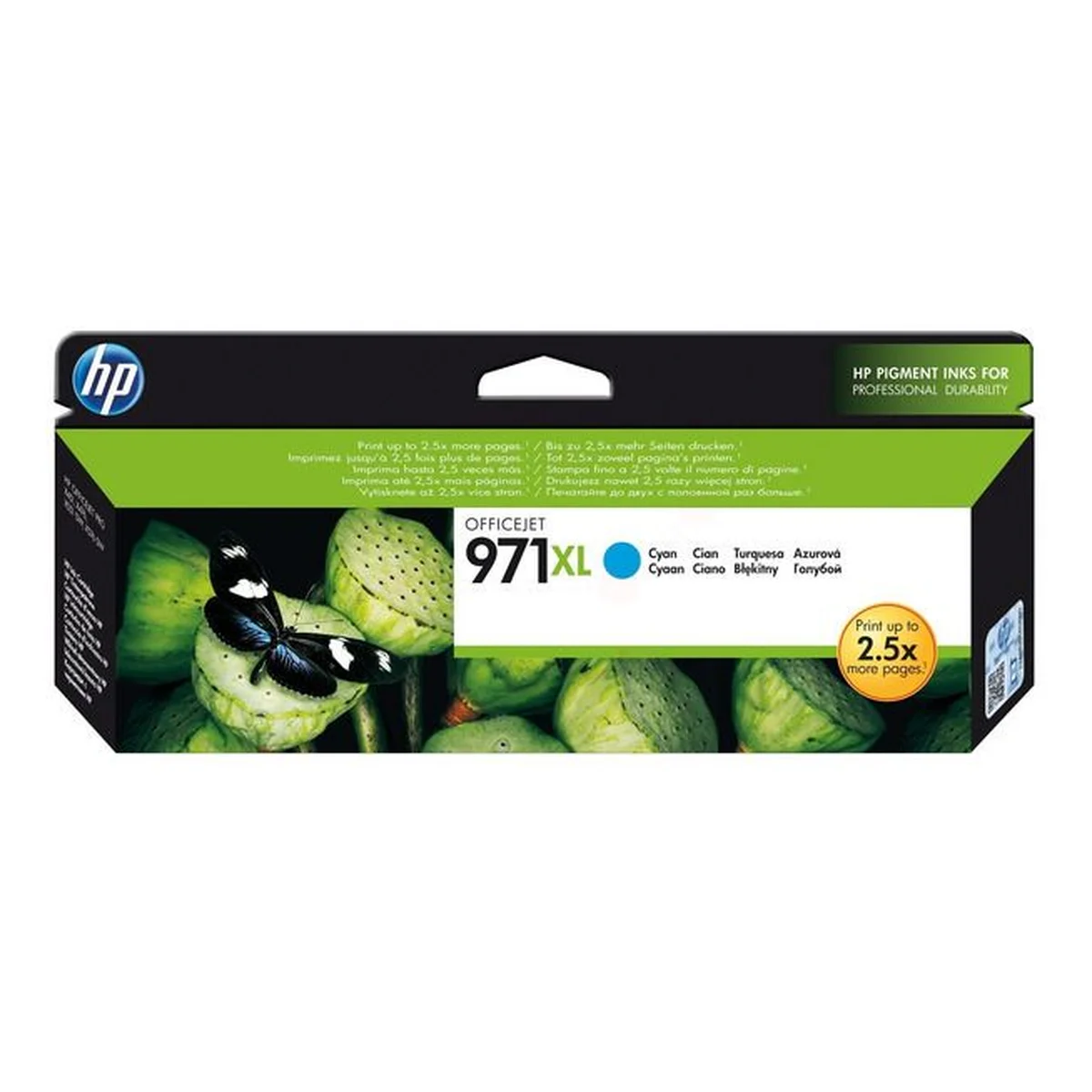 Druckerpatrone HP 971XL cyan 86,5 ml | 6.600 Seiten (CN626AE)