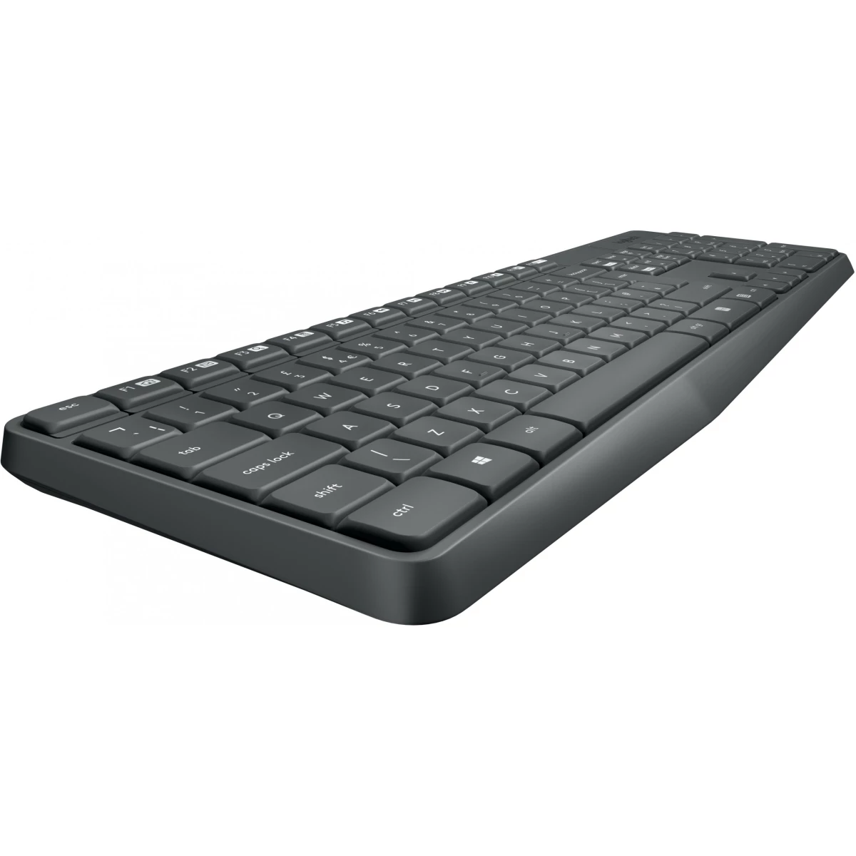 Logitech Wireless Keyboard and Mouse -Grey- MK235