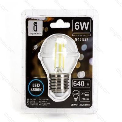 Aigostar LED FILAMENT 'Classic', 6W, E27