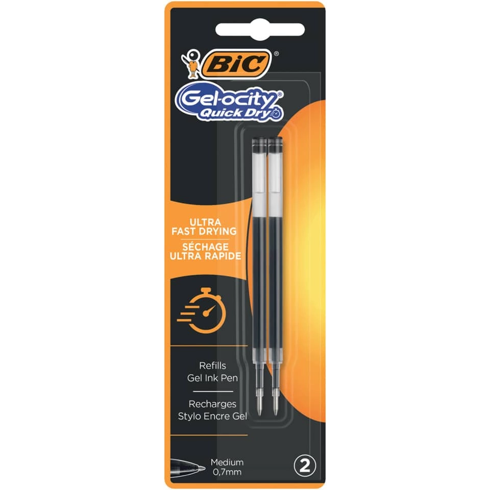 Gelschreibermine Gel-ocity® QuickDry - 0,7 mm, schwarz, 2 Stück