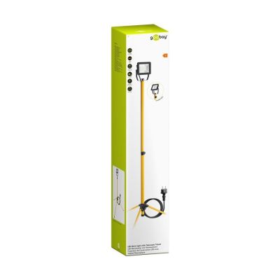 Goobay LED-Baustrahler mit Teleskopstativ, 30 W