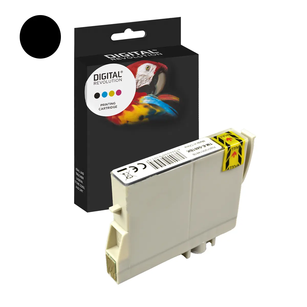 Epson T0481 - alternative Patrone 'schwarz' 16 ml | 460 Seiten - Digital Revolution