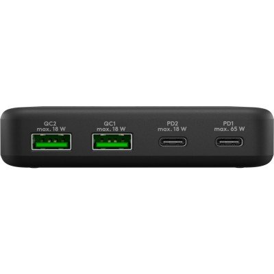 Goobay Multiport 4-fach Tischladegerät (65 W) schwarz