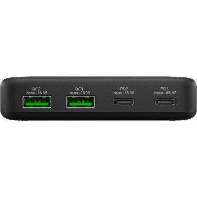 Multiport 4-fach Tischladegerät (65 W) schwarz