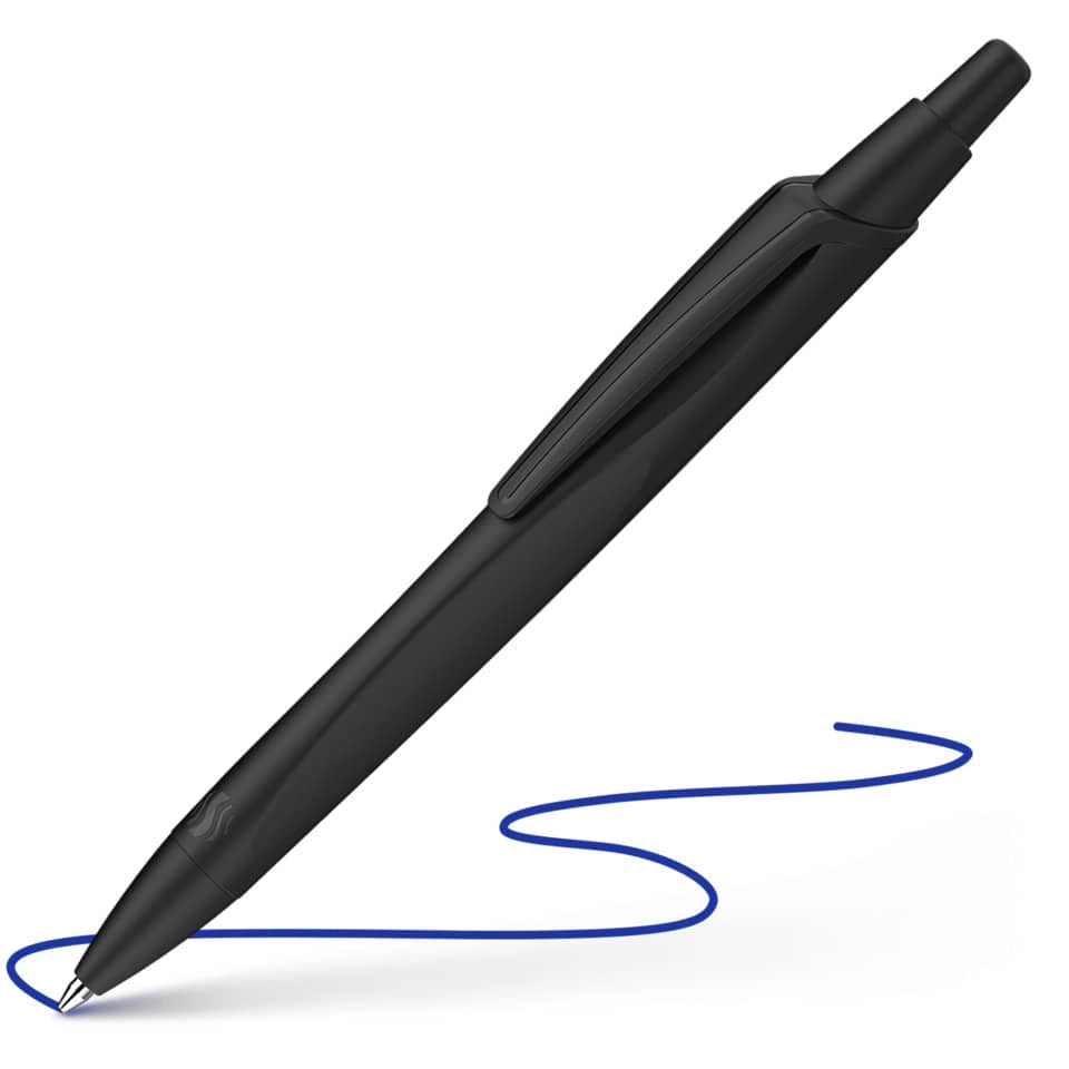 Kugelschreiber Reco - M, schwarz/blau