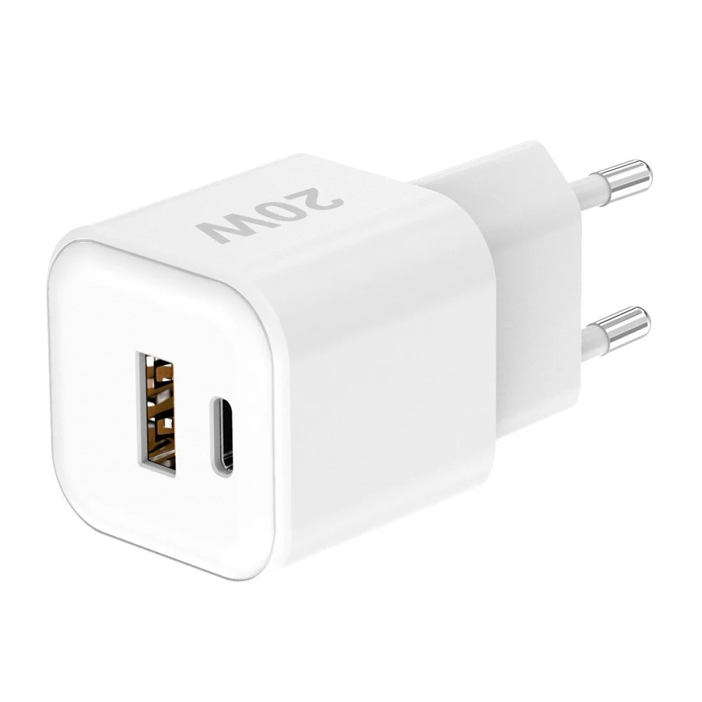 Fontastic Netzteil MINI GaNto 20W Type-C PD + USB-A FC weiß