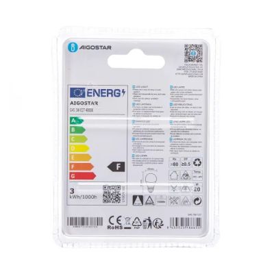 Aigostar LED 'Classic', E27, 3W