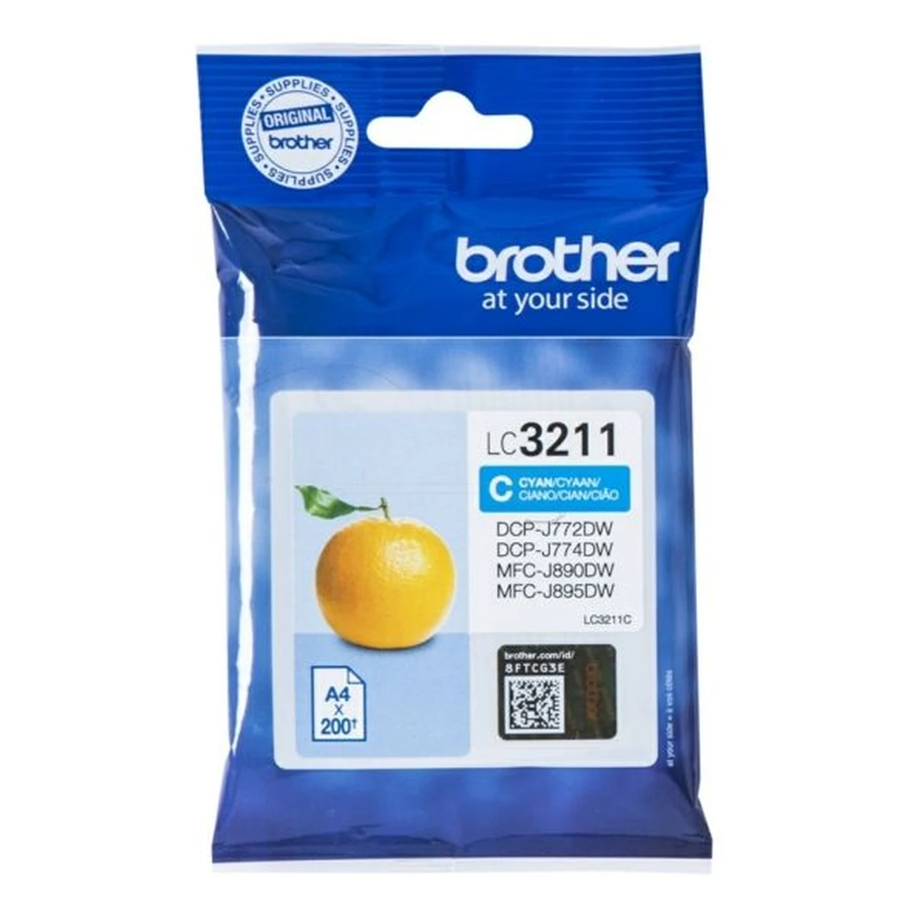 Druckerpatrone Brother LC-3211C cyan 200 Seiten