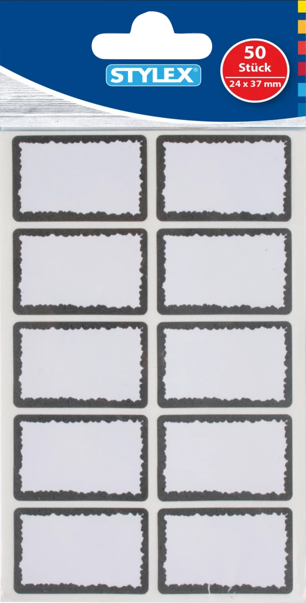 Stylex Tiefkühletiketten, weiß, 24 x 37 mm, 50 Stück