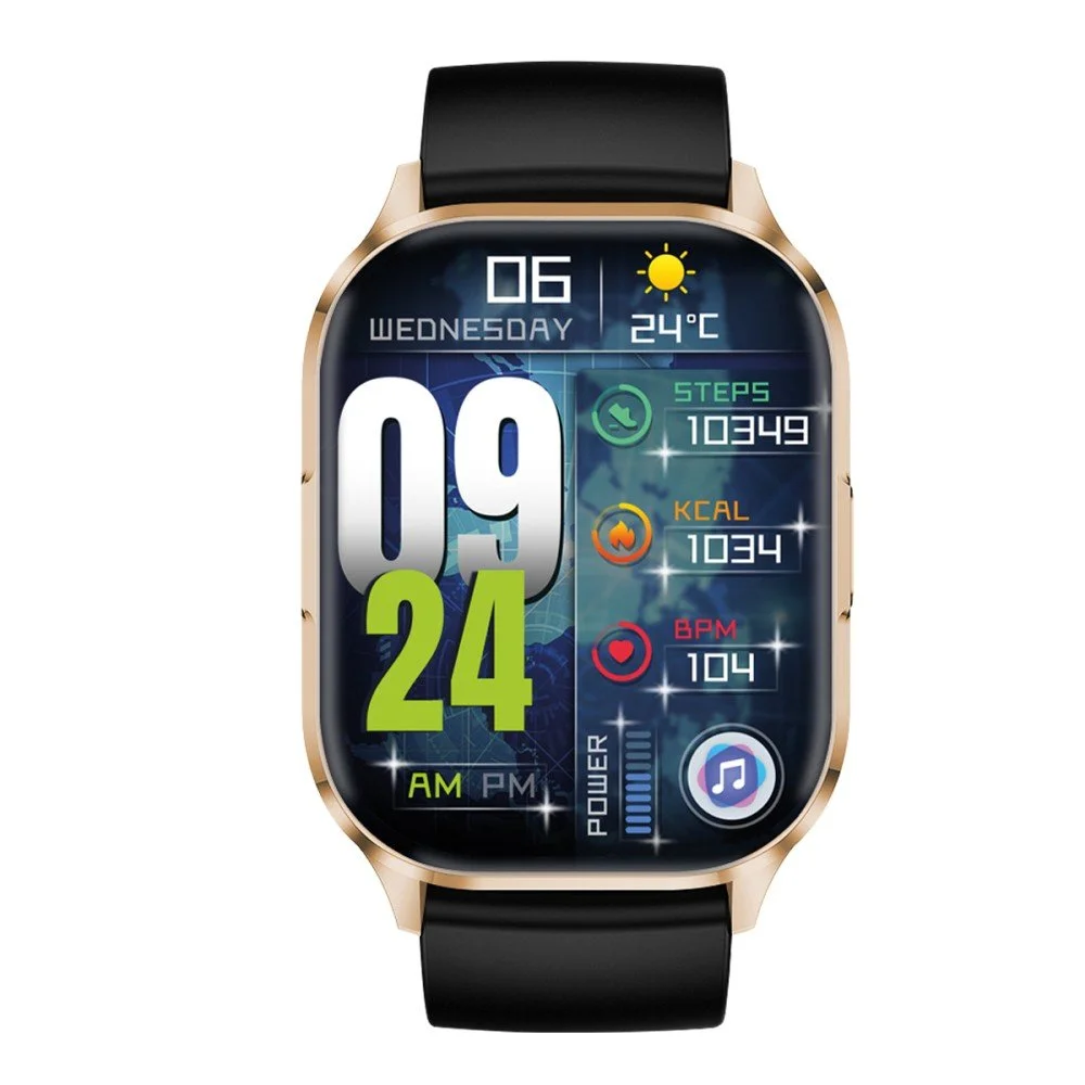 Fontastic Mento AMOLED Smartwatch mit 2.01“ Display gold