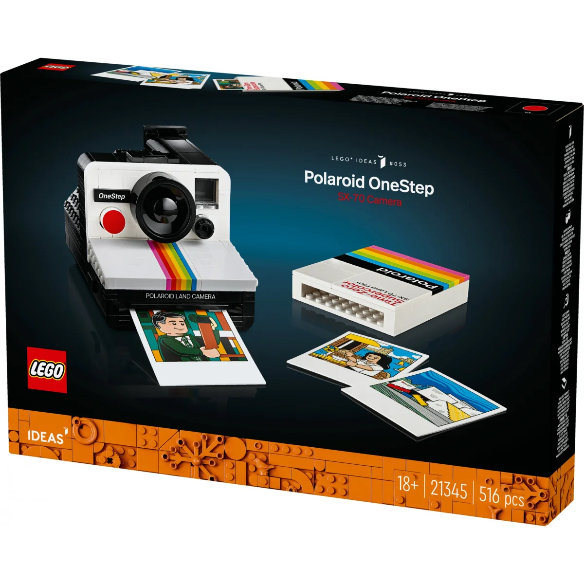 LEGO® Ideas Polaroid OneStep SX-70 Sofortbildkamera 21345 LEGO® Ideas Polaroid OneStep SX-70 Sofortbildkamera 21345