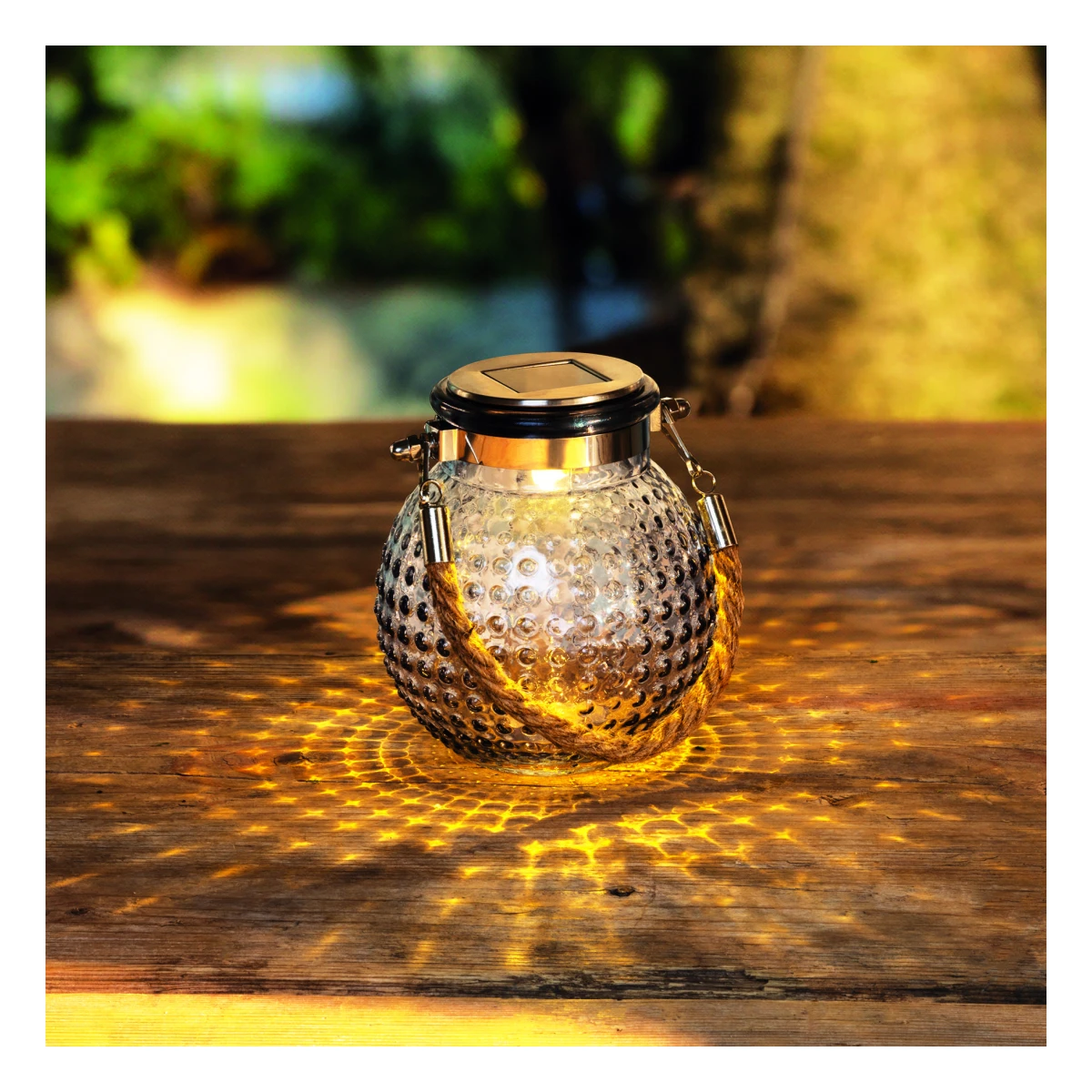 LED Solar Glas