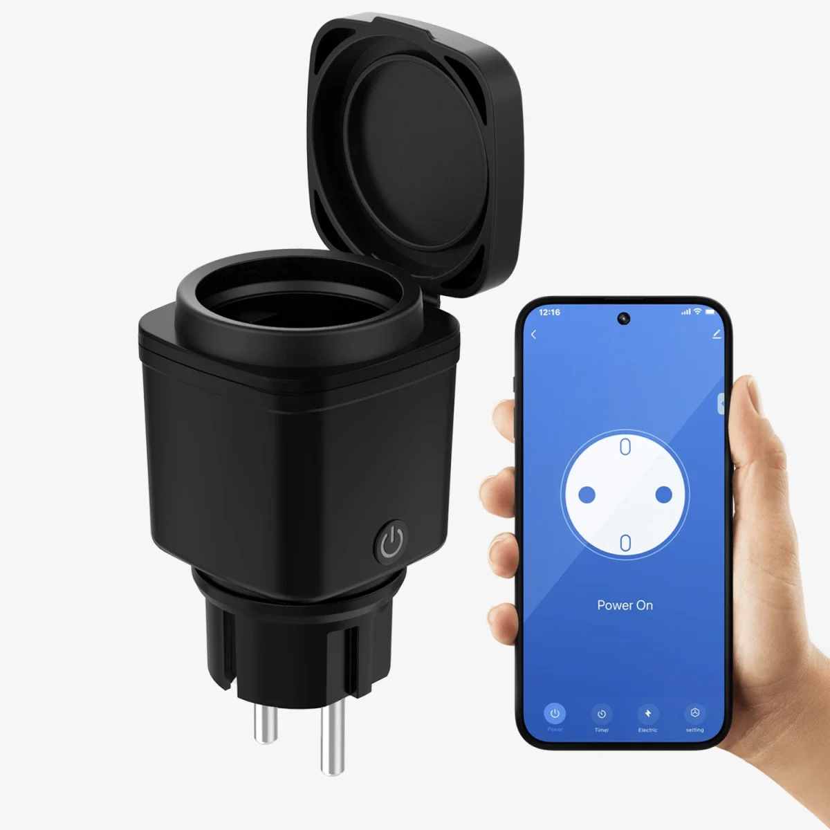 XCOAST Smart Home Steckdose für Außen WLAN