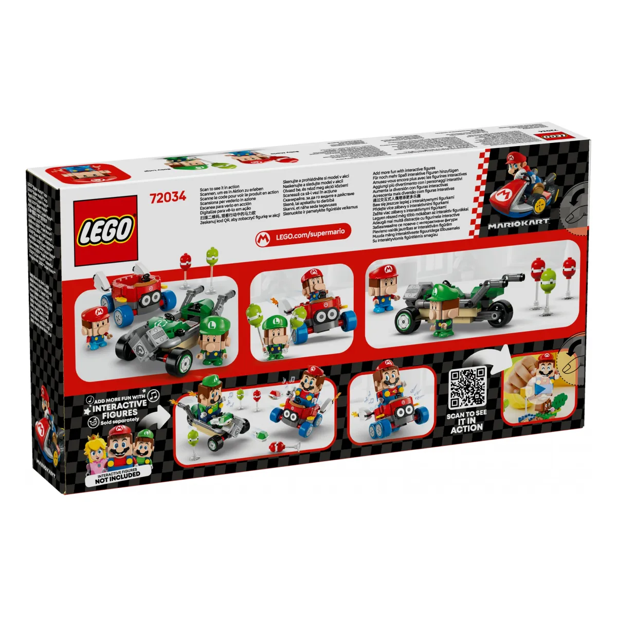 LEGO® Super Mario Mario Kart – Baby Mario vs Baby Luigi 72034