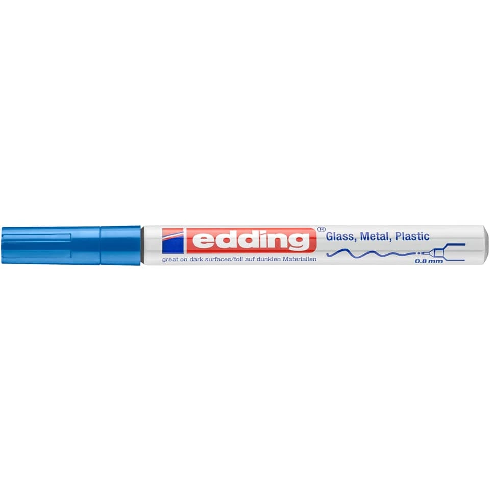 Glanzlackmarker - 0,8 mm, blau