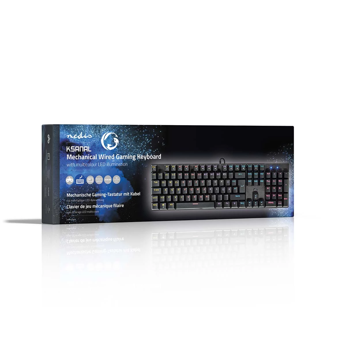Nedis Wired Gaming Keyboard Nedis Wired Gaming Keyboard