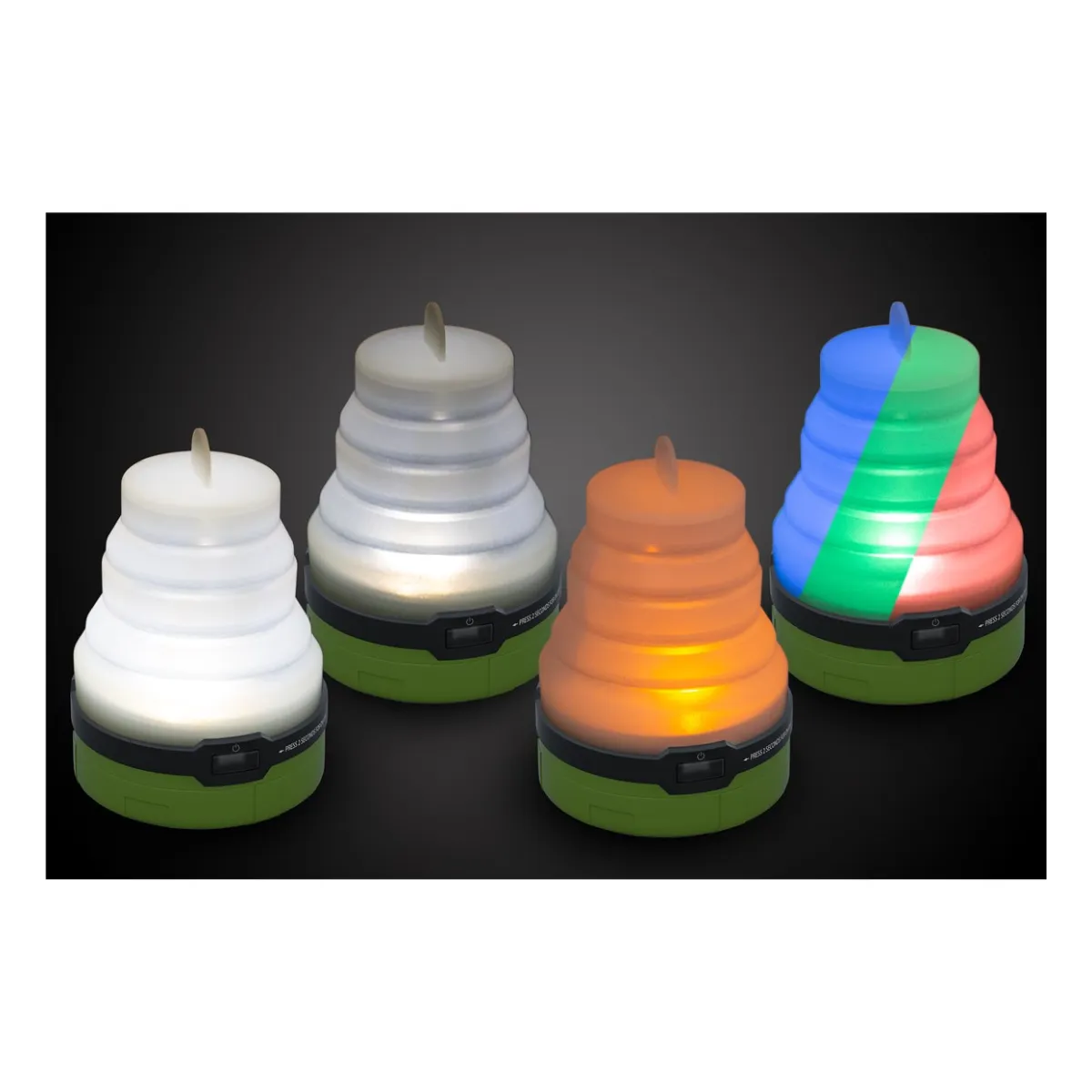 Goobay LED-Campingleuchte, 3-in-1, faltbar