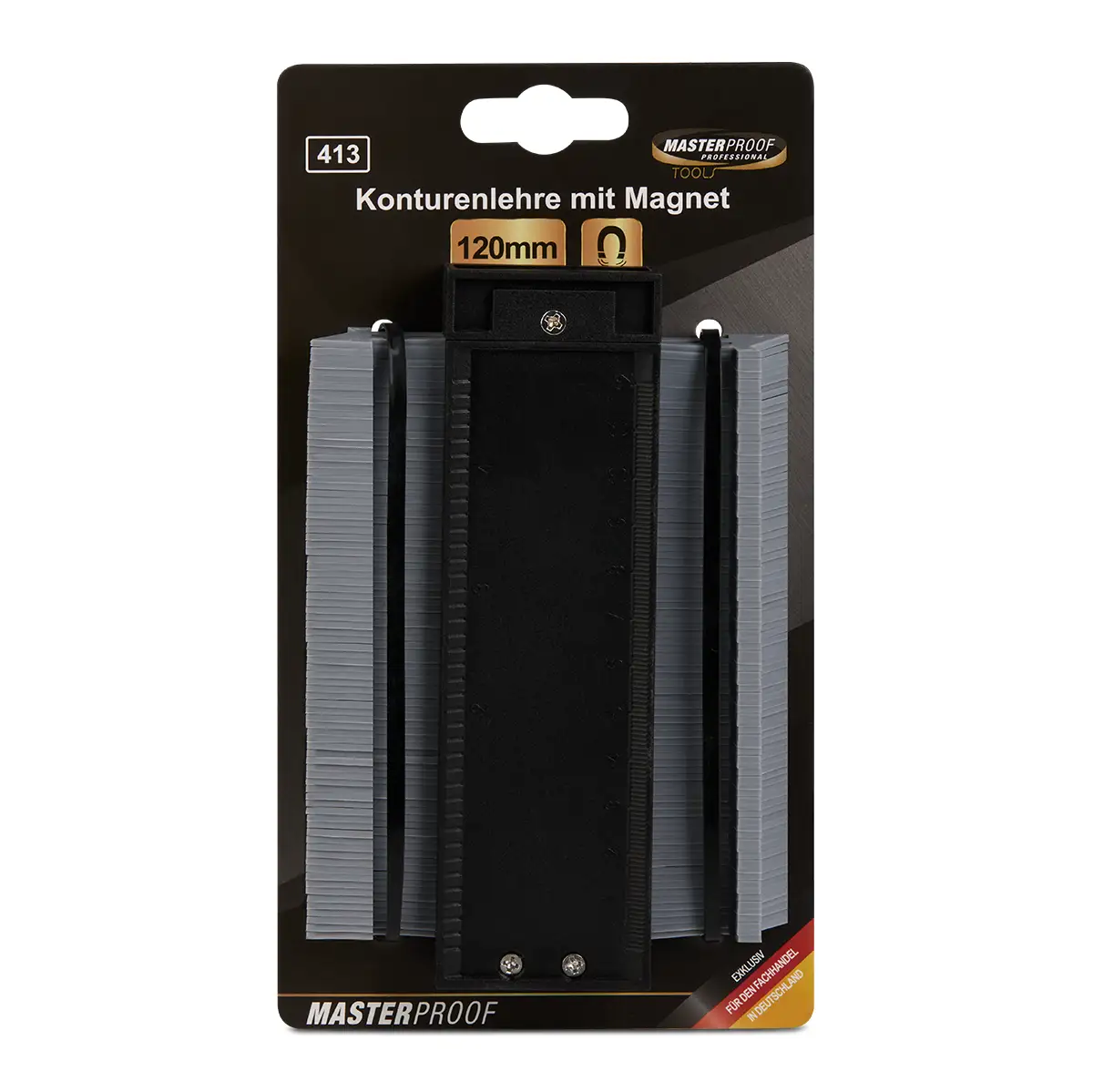 Masterproof Konturenlehre mit Magnet 120mm
