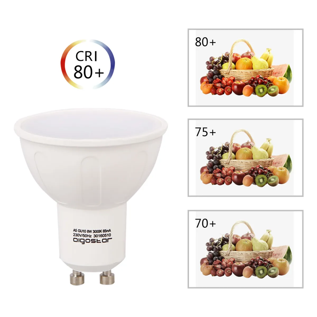 Aigostar LED 'Spot', 8W, GU10 