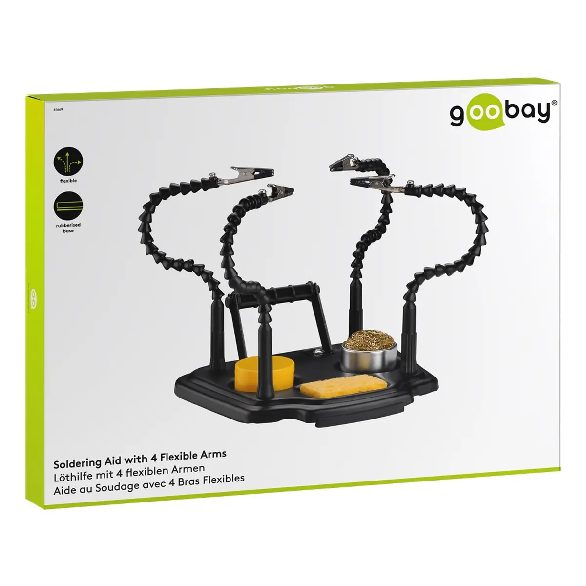 Goobay Löthilfe mit 4 flexiblen Armen