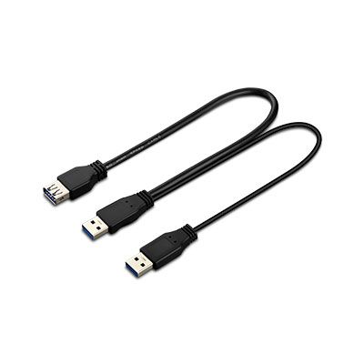 Goobay USB 3.0 Dual Power SuperSpeed Kabel