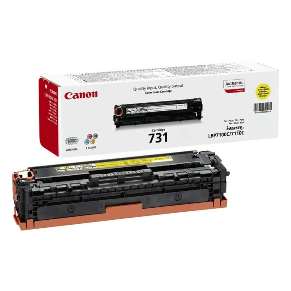 Canon 731Y Toner gelb 1.500 Seiten (6269B002)