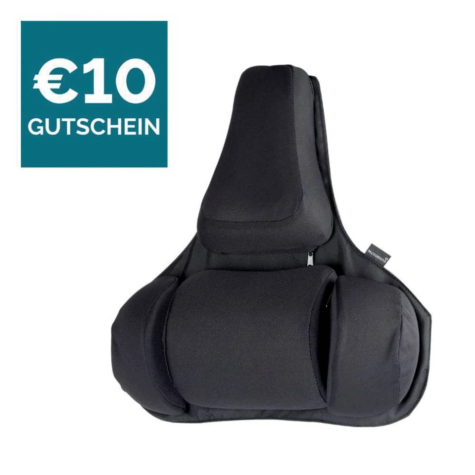 Fellowes Rückenstütze Professional Series™ - 365 x 375 x 55 mm, schwarz