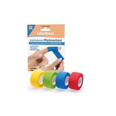 Lifemed Pflasterverband, 4m x 2,5cm 