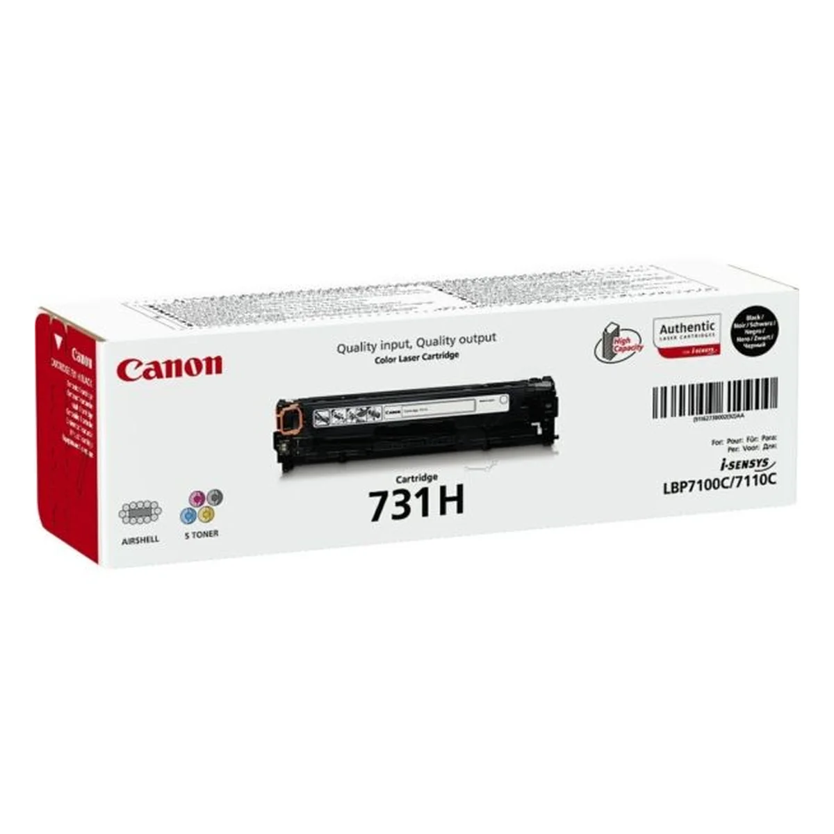 Canon 731H Toner schwarz 2.400 Seiten (6273B002)