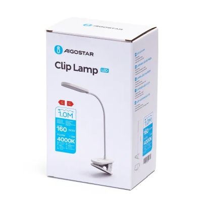 LED Lampe mit USB Anschluss, weiß