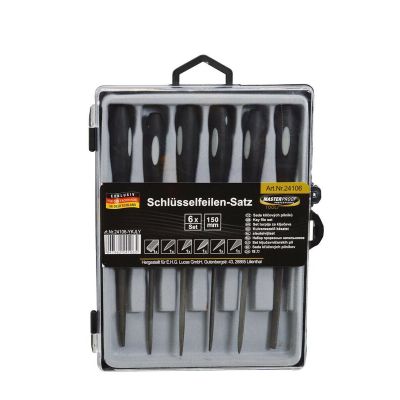 Masterproof Schlüsselfeilensatz, 6-teilig