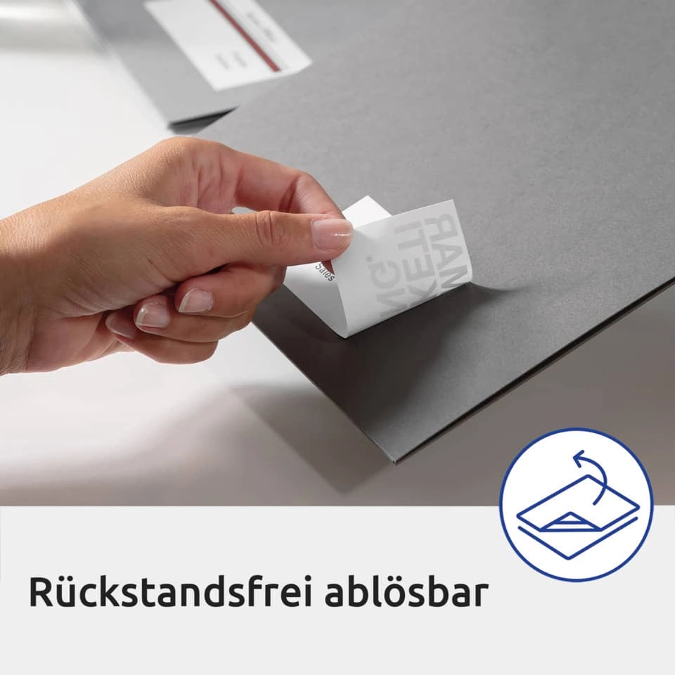 AVERY ZWECKFORM L8004REV-10 Antimikrobielle Etiketten - 99,1 x 67,7 mm ablösbar, weiß, 80 Stück AVERY ZWECKFORM L8004REV-10 Antimikrobielle Etiketten - 99,1 x 67,7 mm ablösbar, weiß, 80 Stück