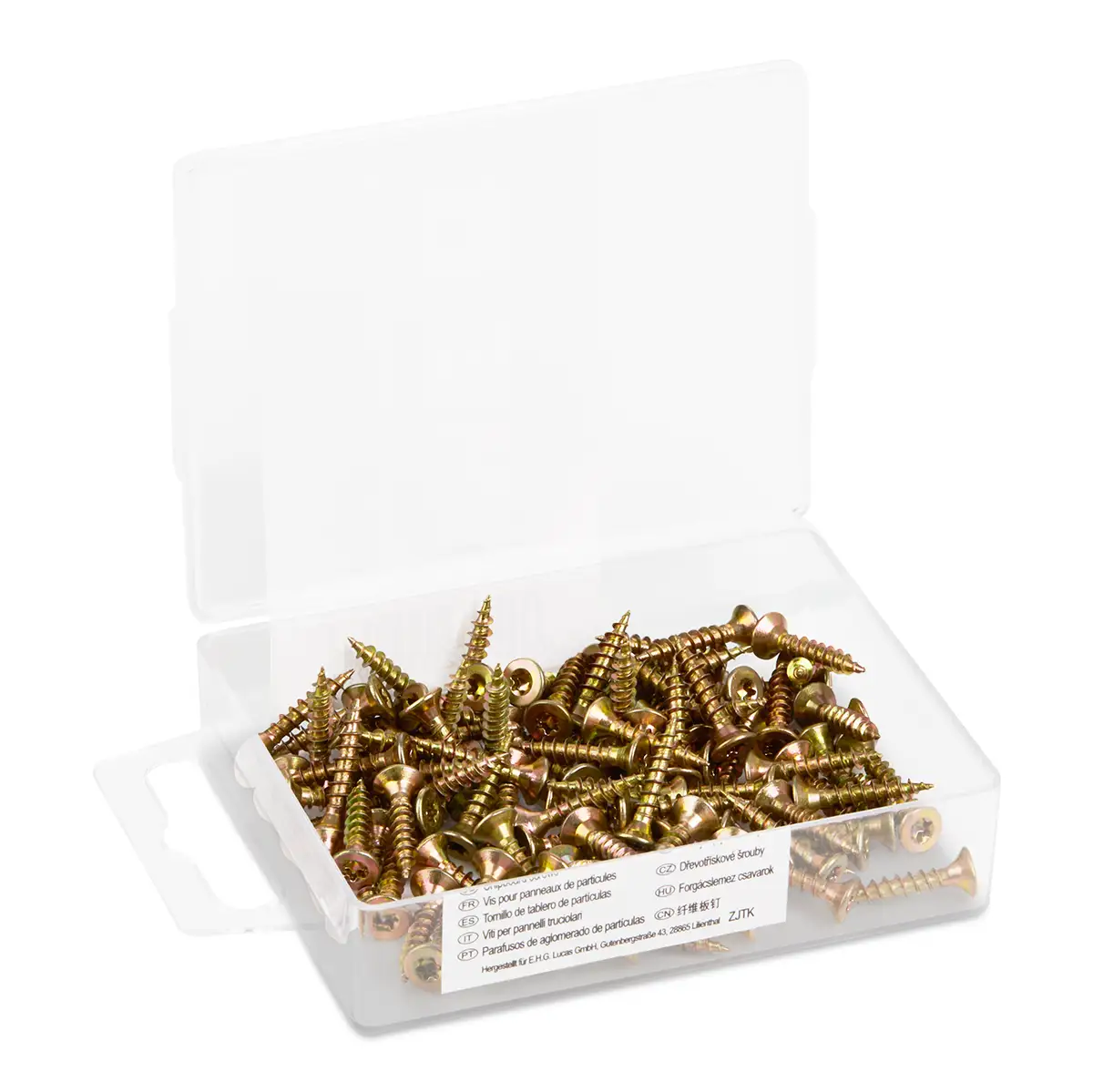 Masterproof Spanplattenschrauben, 4,0x20mm, 75 Stück Trx