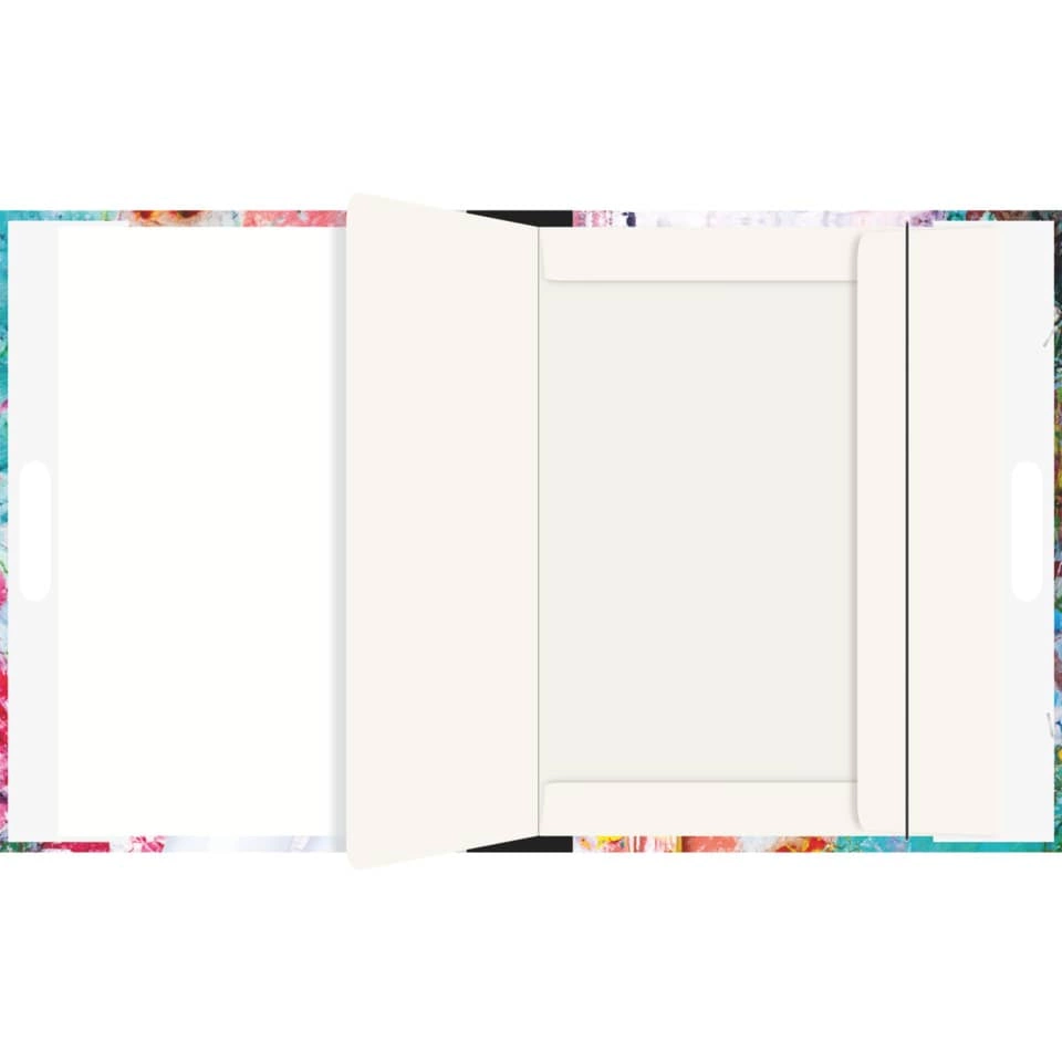 RNK Verlag Hardcovermappe “Farbtuben“ - A3 mit Zeichenblock und Innenfach